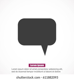 Bubble speech icon