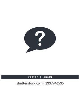 bubble speech icon ask or faq symbol