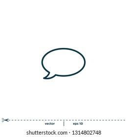 Bubble speech Icon Chat symbol