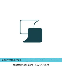 bubble speech icon conversation symbol design element vector eps 10 