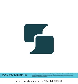 bubble speech icon conversation symbol design element vector eps 10 