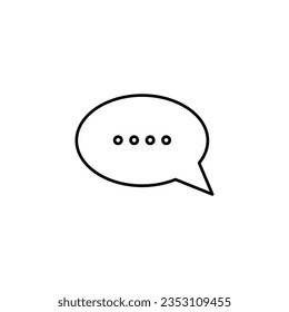 bubble speech icon design, illustration design