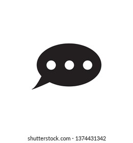bubble speech icon design template