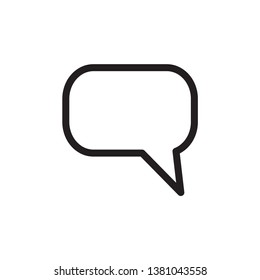bubble speech icon design template