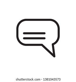 bubble speech icon design template