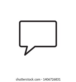 Bubble Speech icon design template. Trendy style, vector eps 10