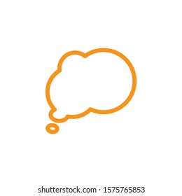 bubble speech icon design template