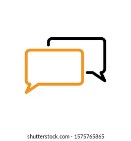 bubble speech icon design template