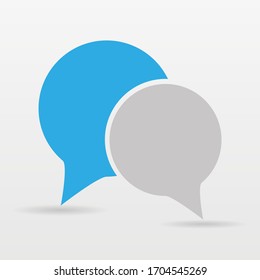 Bubble speech icon design trendy
