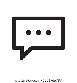 bubble speech icon design vector