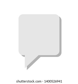 Bubble Speech Icon. Dialog, Conversation, Chat or Speak Illustration As A Simple Vector, Trendy Sign & Symbol for Design and Websites, Presentation or Application.