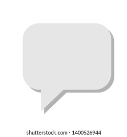 Bubble Speech Icon. Dialog, Conversation, Chat or Speak Illustration As A Simple Vector, Trendy Sign & Symbol for Design and Websites, Presentation or Application.