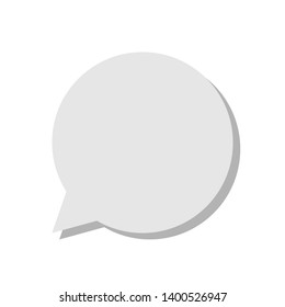 Bubble Speech Icon. Dialog, Conversation, Chat or Speak Illustration As A Simple Vector, Trendy Sign & Symbol for Design and Websites, Presentation or Application.