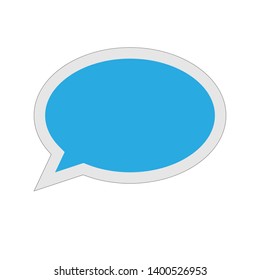 Bubble Speech Icon. Dialog, Conversation, Chat or Speak Illustration As A Simple Vector, Trendy Sign  Symbol for Design and Websites, Presentation or Application.