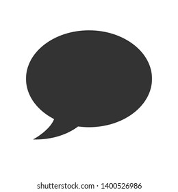 Bubble Speech Icon. Dialog, Conversation, Chat or Speak Illustration As A Simple Vector, Trendy Sign & Symbol for Design and Websites, Presentation or Application.