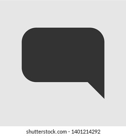 Bubble Speech Icon. Dialog, Conversation. Chat, Speak Symbol for Info Graphics, Design Elements, Websites, Presentation and Application - Vector.