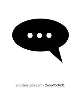 Bubble speech icon illustration vector design template