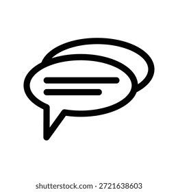 Icono de discurso de burbuja ilustración Vector diseño Plantilla