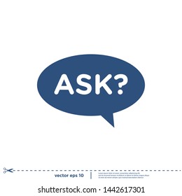 bubble speech icon logo design element