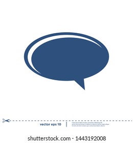 bubble speech icon logo design element