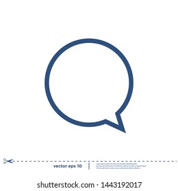 bubble speech icon logo design element