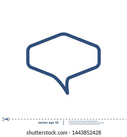 bubble speech icon logo design element