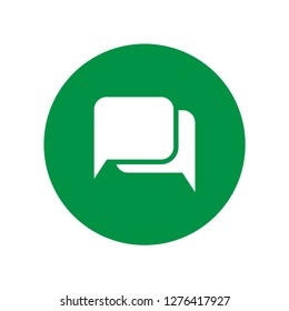 Bubble Speech Icon on White Background for Graphic and Web Design,
Modern Simple Vector Sign. Internet Concept. Trendy Symbol for Website Design Web Button or Mobile App. - Vector 