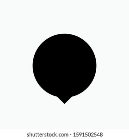 Bubble Speech Icon. Speak Up Symbol for Info Graphics, Design Elements, Websites, Presentation and Application - Vector.