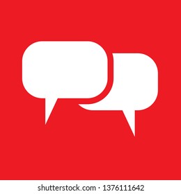 Bubble speech icon, stock vector illustration, EPS10.