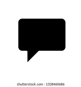 Bubble Speech Icon. Talk & Chat 
Illustration As A Simple Vector Sign & Trendy Symbol for Design and Websites, Presentation or Mobile Application. Conversation 
Flat & Trendy Logo Template.