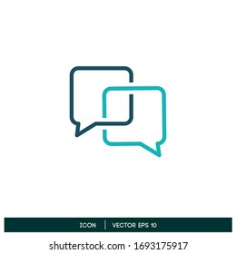 bubble speech icon talk symbol design element vector eps 10