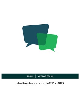 bubble speech icon talk symbol design element vector eps 10