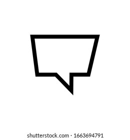 Bubble Speech Icon In Trendy  Design Vector Eps 10