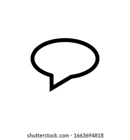 Bubble Speech Icon In Trendy  Design Vector Eps 10