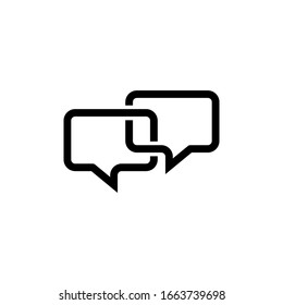 Bubble Speech Icon In Trendy  Design Vector Eps 10