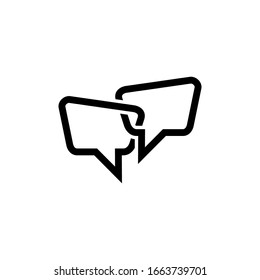 Bubble Speech Icon In Trendy  Design Vector Eps 10