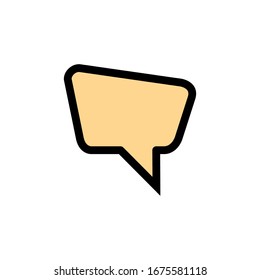 Bubble Speech Icon In Trendy  Design Vector Eps 10