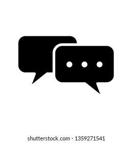 bubble speech icon vector