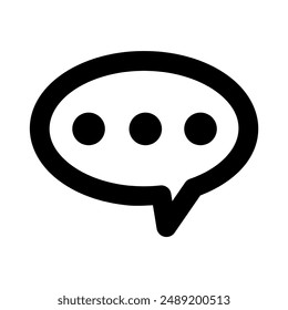 Bubble speech icon vector. Chat, discussion icon symbol illustration. Conversation icon for web and mobile app