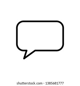 bubble speech icon vector design template