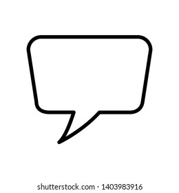 bubble speech icon vector design template