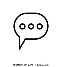 bubble speech icon vector design illustration