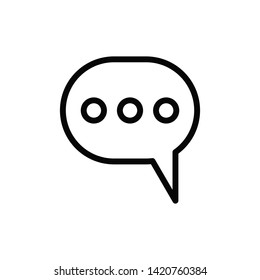 bubble speech icon vector design illustration