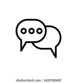 bubble speech icon vector design illustration