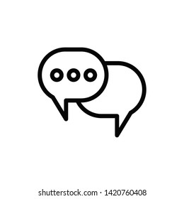 bubble speech icon vector design illustration