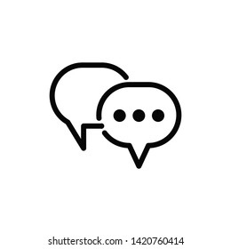 bubble speech icon vector design illustration