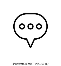 bubble speech icon vector design illustration