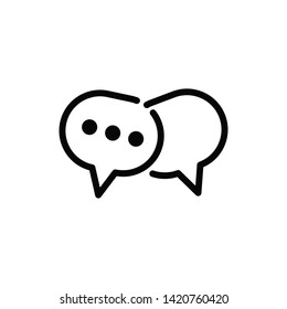 bubble speech icon vector design illustration
