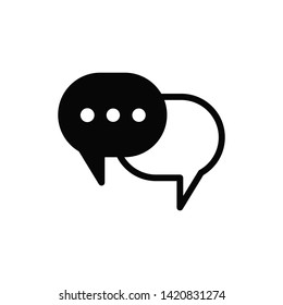 bubble speech icon vector design