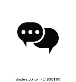 bubble speech icon vector design
